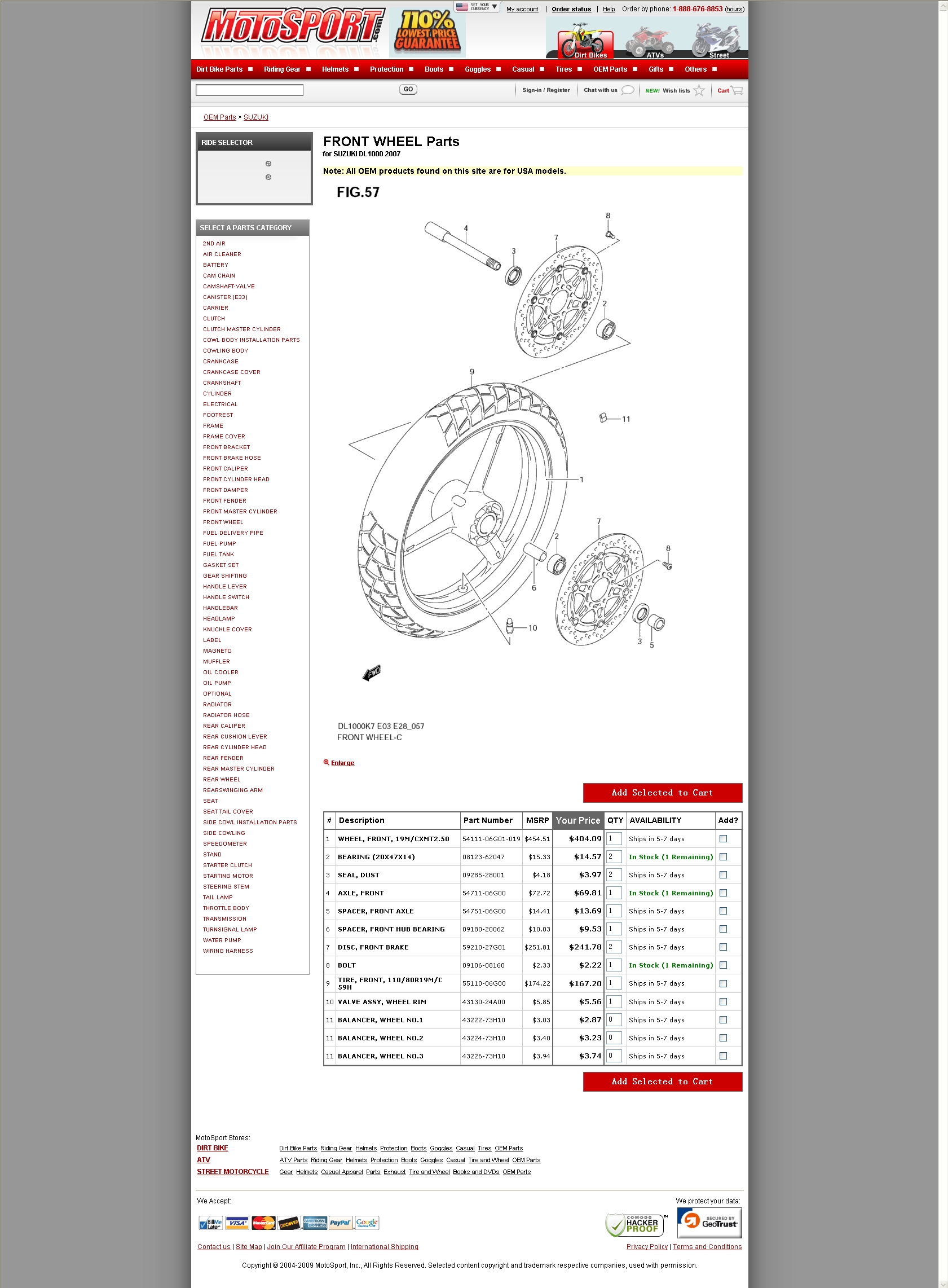  FRONT WHEEL Parts for SUZUKI DL1000 2007 前轮圈组件.jpg